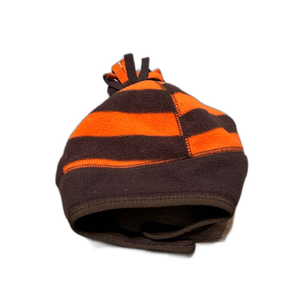 Old Navy Toddler Orange and Brown Fleece Hat Size Small